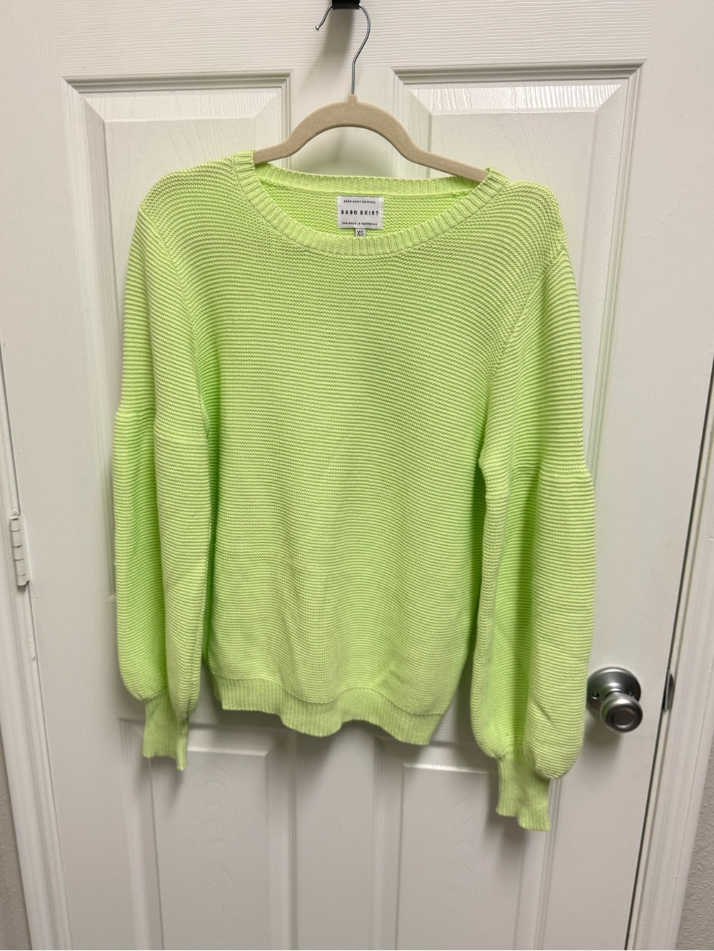 Sabo Skirt Lime Green Sweater